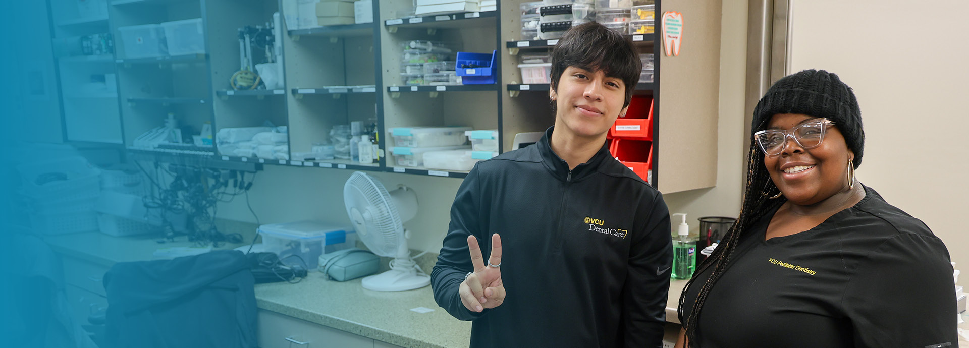 VCU Dental Care clinical team providing patient care